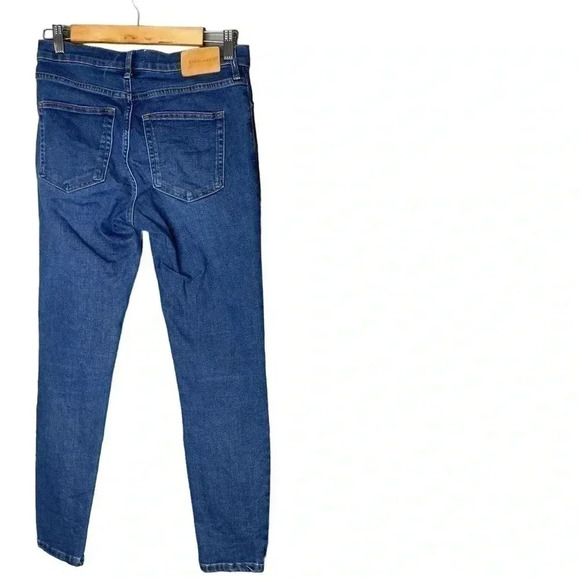 Everlane Ankle Medium Blue Wash High Rise  Denim Jeans Size 28 - Picture 6 of 9